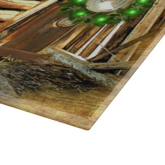 Frosty's GMC Truck-kerstrun Snijplank (Hoek)