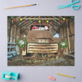 Frosty's  GMC Truck-kerstrun Tissuepapier (Craft)
