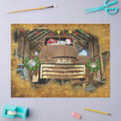 Frosty's  GMC Truck-kerstrun Tissuepapier (Craft)