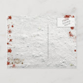 Frosty's Holiday Delivery kerstBriefkaart Feestdagenkaart (Achterkant)