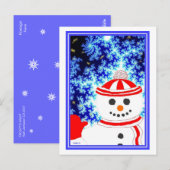 FROSTY'S NACHT BRIEFKAART (Voorkant / Achterkant)