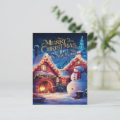 Frostys Winter Wonderland Briefkaart (Staand voorkant)