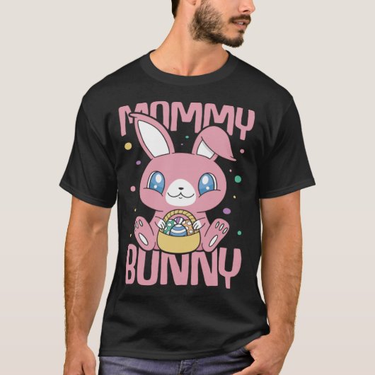 Frothe Ostern T-shirt Mama Bunny Bunny Funny Easte (Voorkant)