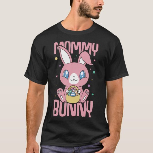 Frothe Ostern T-shirt Mama Bunny Bunny Funny Easte (Voorkant)