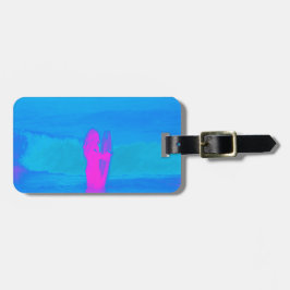 Frothing Neon Bagagelabel