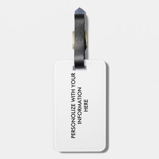 Frothing Neon Bagagelabel (Achterkant verticaal)