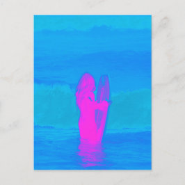 Frothing Neon Briefkaart