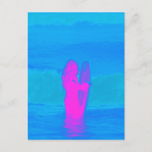 Frothing Neon Briefkaart (Voorkant)