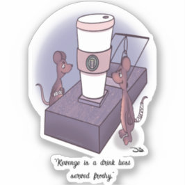 Frothy Custom Cut Sticker