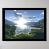 Frothy Lake Poster (Voorkant)