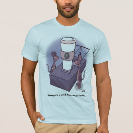 Frothy Mannen Light Blue T-Shirt