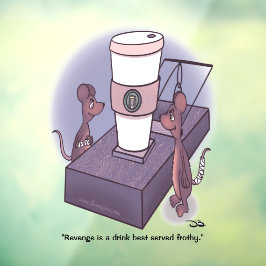 Frothy Window Cling Raamsticker