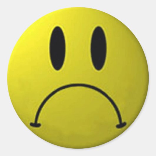 Frown Face Sticker (Voorkant)