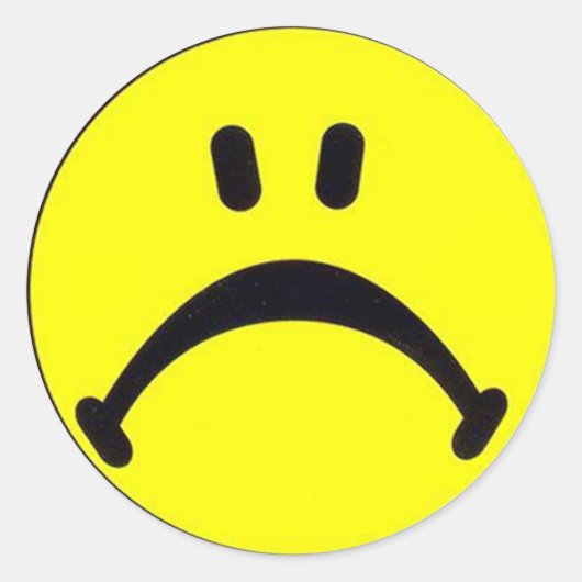 Frownie Face Sticker (Voorkant)