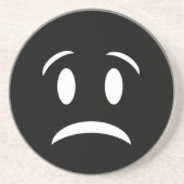 FROWNIE FACE ZANDSTEEN ONDERZETTER (Voorkant)