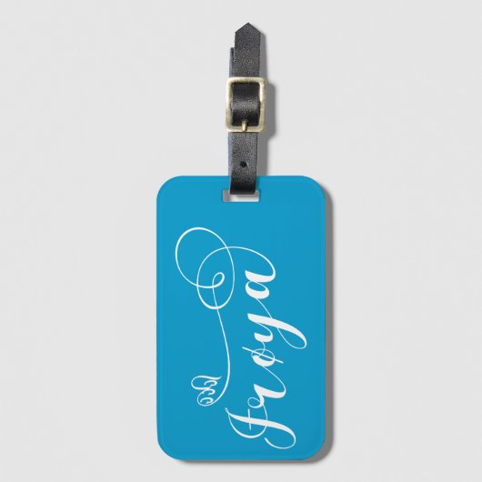 Frøya Flag Heart, Trøndelag, Noorwegen Bagagelabel (Voorkant (verticaal))