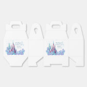 Frozen 1st Birthday Cartoon Castle First Birthday  Bedankdoosjes (Ongevouwen)