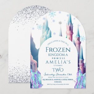 Frozen 2e verjaardag Cartoon Kasteel Kaart