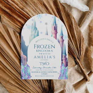 Frozen 2e verjaardag Cartoon Kasteel Kaart