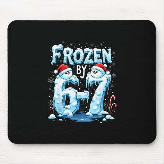 Frozen 6 Nummer 67 Zes Zeven Meme  Muismat (Voorkant)