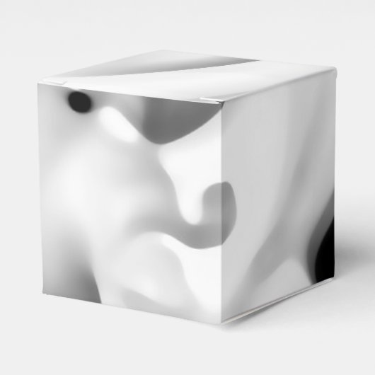 Frozen: Abstract Grijs, Wit & Zwart Bedankdoosjes (Voorkant Zijde)