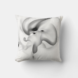 Frozen: Abstract Grijs, Wit & Zwart Kussen