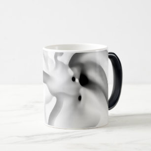 Frozen: Abstract Grijs, Wit & Zwart Magische Mok