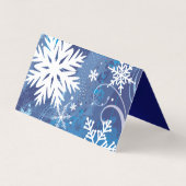 FROZEN Bar Bat Mitzvah Escort Seitcard Visitekaartje (Achterkant)