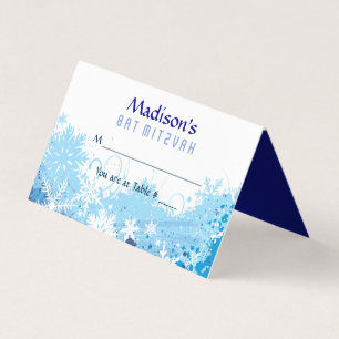 FROZEN Bar Bat Mitzvah Escort Seitcard Visitekaartje