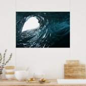 Frozen Beauty - IJslandse gletsjerfotografie Poster (Keuken)