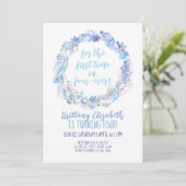 Frozen Birthday Invite 4th Birthday Frozen Invite Kaart (Staand voorkant)