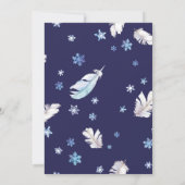 Frozen Birthday Invite 4th Birthday Frozen Invite Kaart (Achterkant)