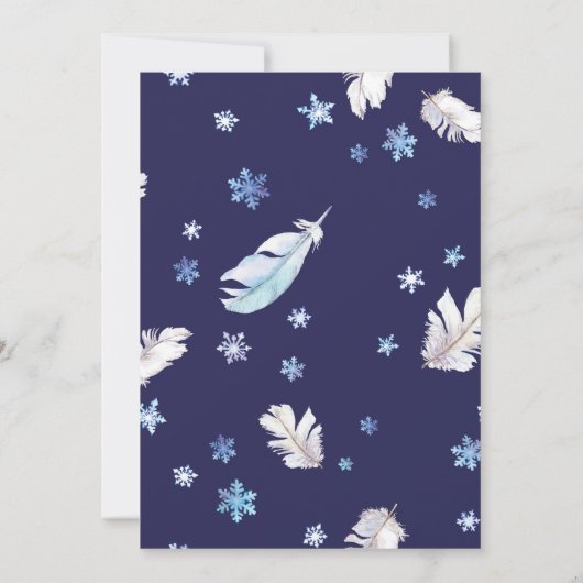 Frozen Birthday Invite 4th Birthday Frozen Invite Kaart (Achterkant)