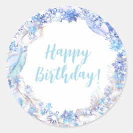 Frozen Birthday Stickers