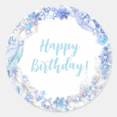 Frozen Birthday Stickers (Voorkant)