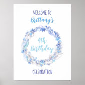 Frozen Birthday Welkom Poster (Voorkant)