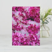 Frozen Blossoms Feestdagenkaart (Staand voorkant)