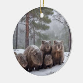 Frozen Burrow: Australische gevechtsfamilie Keramisch Ornament (Links)