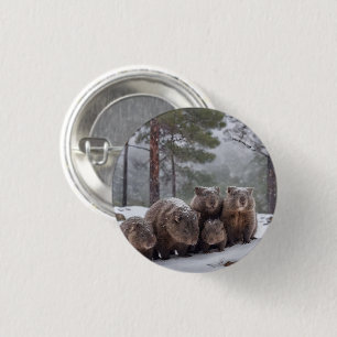 Frozen Burrow: Australische gevechtsfamilie Ronde Button 3,2 Cm