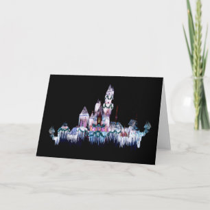 Frozen Castle Feestdagen Kaart