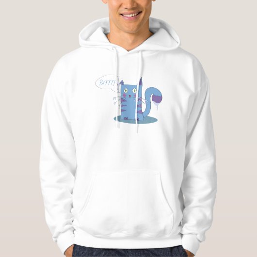 Frozen cat jumper hoodie (Voorkant)