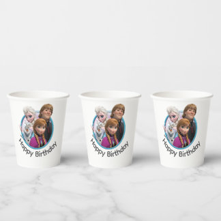 Frozen characters paper cup (birthday theme ) papieren bekers