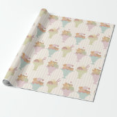 Frozen Delights Patroon Cadeaupapier (Uitgerold)