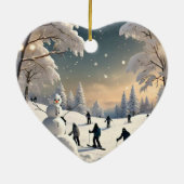 Frozen Dreams Awaken Keramisch Ornament (Achterkant)