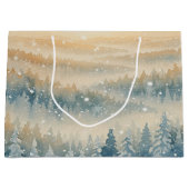 Frozen Dreams Snowy Landscape Groot Cadeauzakje (Voorkant)