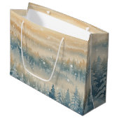 Frozen Dreams Snowy Landscape Groot Cadeauzakje (Voorkant Gekanteld)
