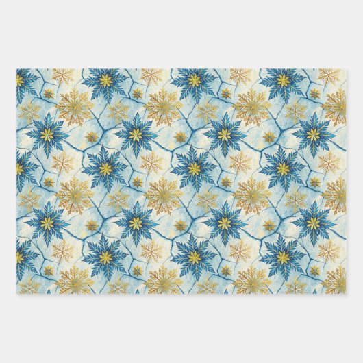 Frozen Elegance Inpakpapier Vel (Voorkant 3)