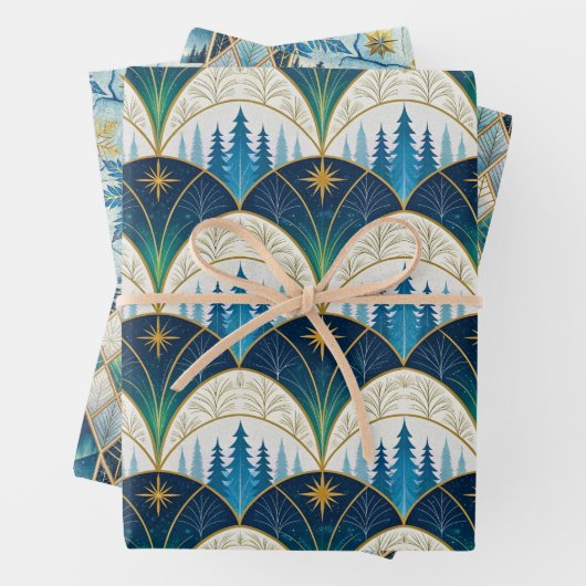 Frozen Elegance Inpakpapier Vel (In situ)