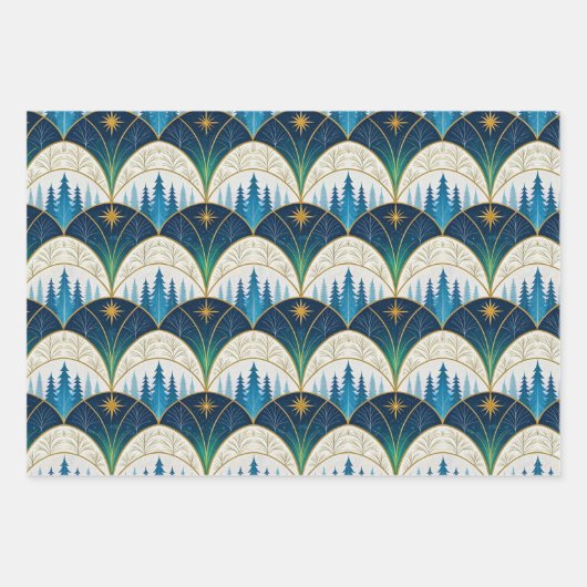 Frozen Elegance Inpakpapier Vel (Voorkant)