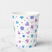 Frozen Fairy Tale Ice Princess Crown Verjaardag Papieren Bekers (Links)